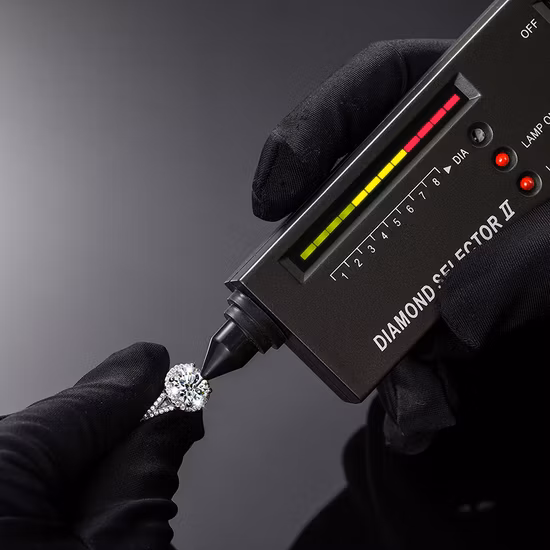 Fine Jewelry Eernity 3CT 9 mm Moissanit Ring 925 Sterling Silber Iced Out Verlobungsring für Männer Frauen